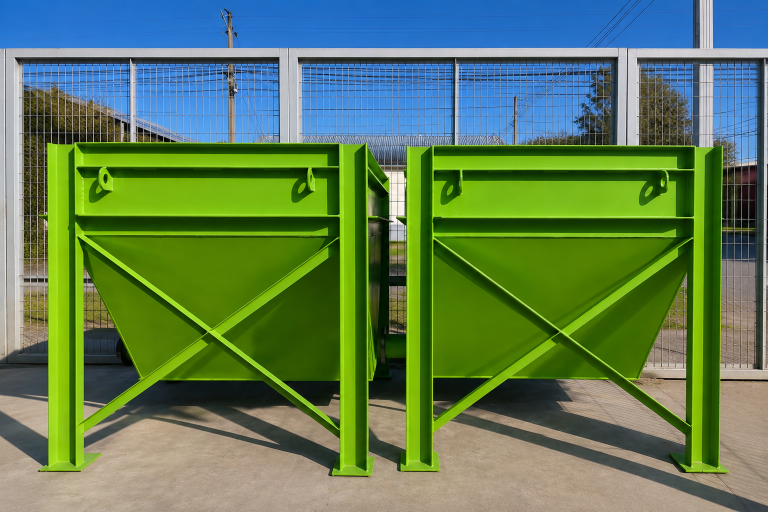 Estructura industrial en etapa de fabricación